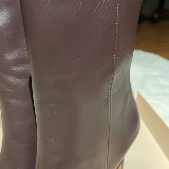 NWB ALEXANDRE BIRMAN Myra Leather Heel Ankle Boots 38.5 - Picture 5 of 7